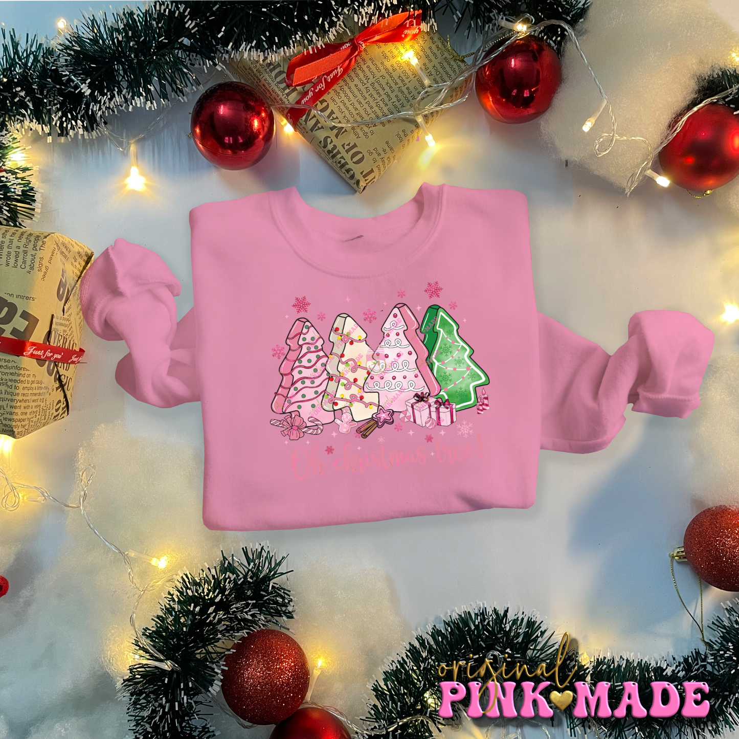 Oh Christmas Tree Cakes Crew Neck
