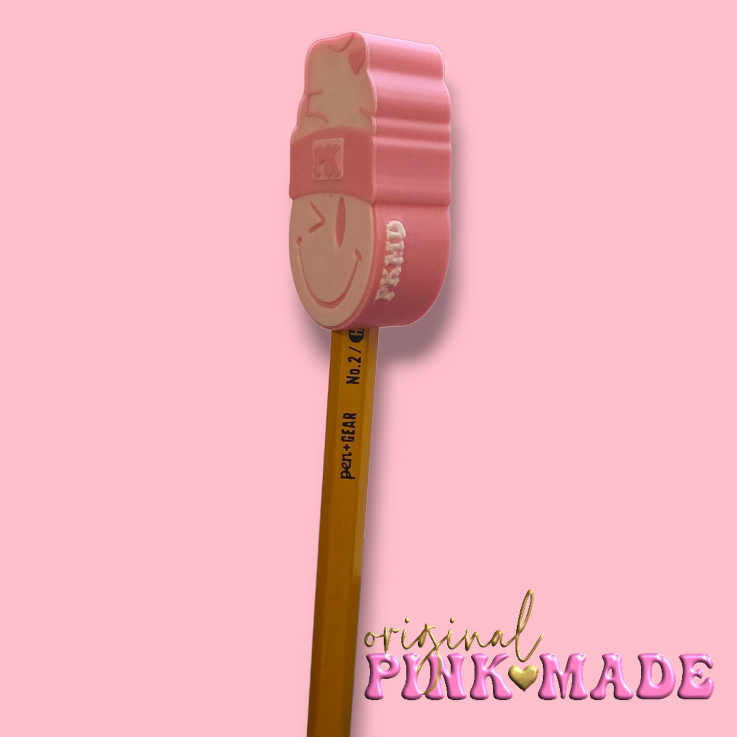 PKMD Smiley Pencil Topper