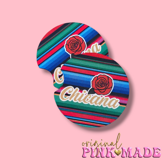 Chicana Pride Car Coaster