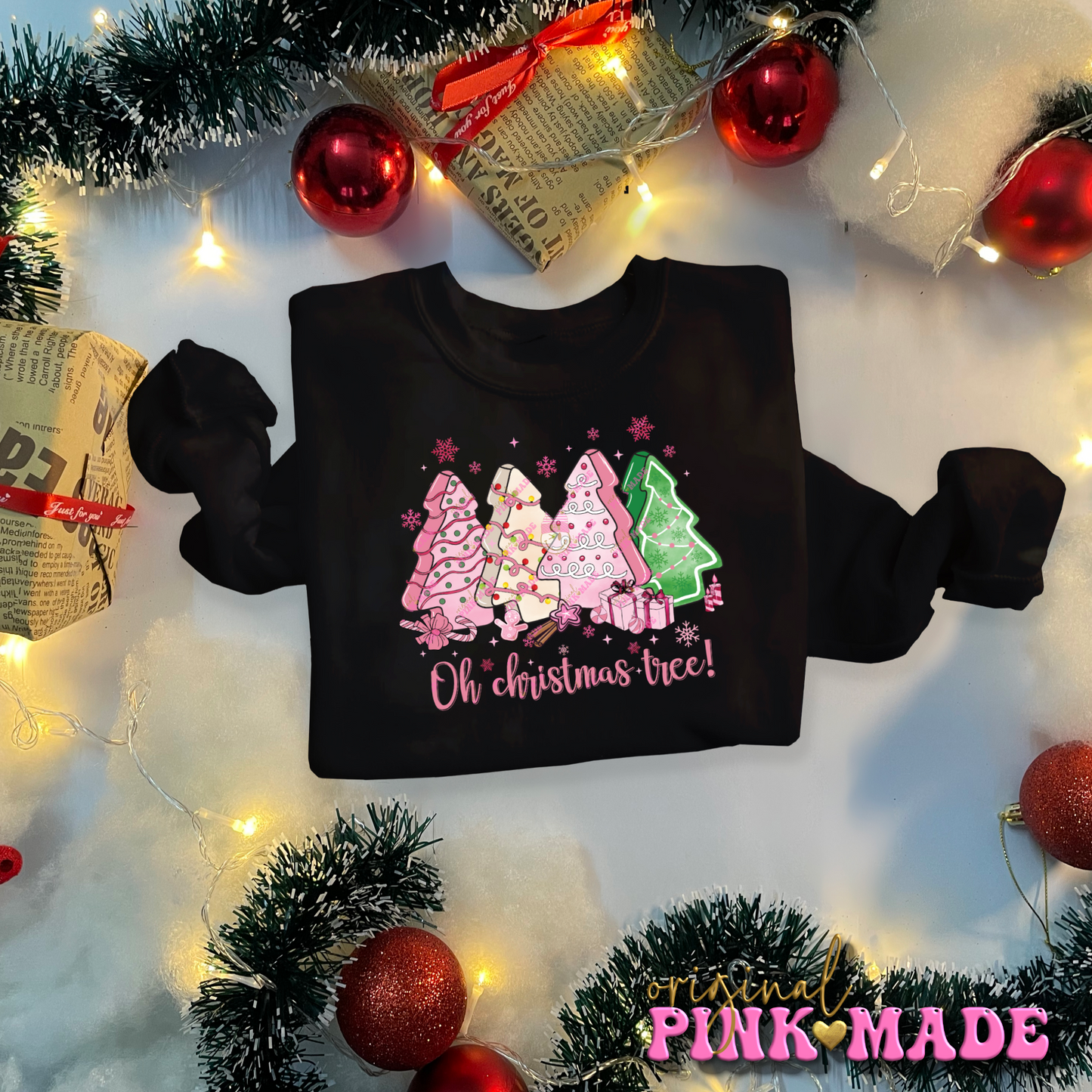 Oh Christmas Tree Cakes Crew Neck